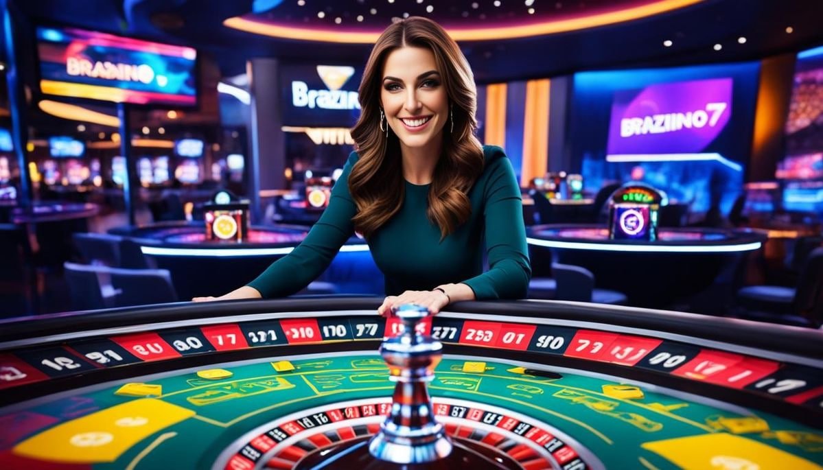 Meja Caribbean Stud Poker live di giga33 dengan dealer profesional